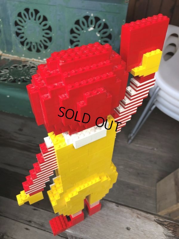 画像12: 1983 Vintage McDonald's LEGO Building Set Store Display Ronald Figure (C344) 