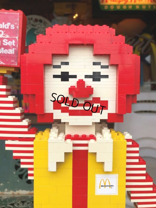 画像6: 1983 Vintage McDonald's LEGO Building Set Store Display Ronald Figure (C344) 