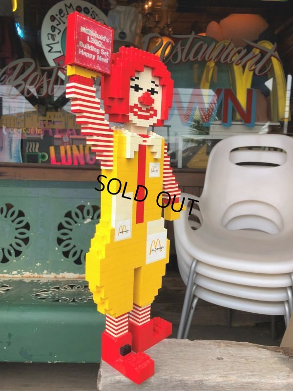 画像18: 1983 Vintage McDonald's LEGO Building Set Store Display Ronald Figure (C344) 
