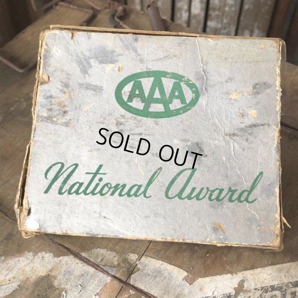 画像9: 50s Vintage  AAA National Auto Award License Plate Emblem Topper Original Box w/paper (C345) 