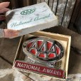 画像8: 50s Vintage  AAA National Auto Award License Plate Emblem Topper Original Box w/paper (C345) 