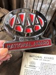 画像6: 50s Vintage  AAA National Auto Award License Plate Emblem Topper Original Box w/paper (C345) 