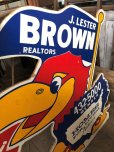 画像3: Vintage Kansas Jayhawk State Advertising Sign Hard to Find!!!! (C346) 