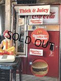  70s Vintage McDonalds Quarter Pounder w/Cheese Hanging Store Display Sign (C350) 