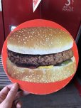 画像10:  70s Vintage McDonalds Quarter Pounder w/Cheese Hanging Store Display Sign (C350) 