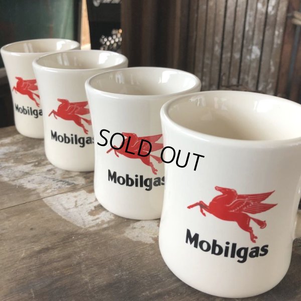 画像12: Vintage Mobilgas Mobil Pegasus Flying Horse Advertising Coffee Mug Set (C356)