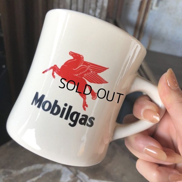 画像3: Vintage Mobilgas Mobil Pegasus Flying Horse Advertising Coffee Mug Set (C356)