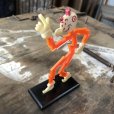 画像5: 40s Vintage REDDY KILOWATT Standing Business Card Holder Figure Red w/Black Stand (C359)