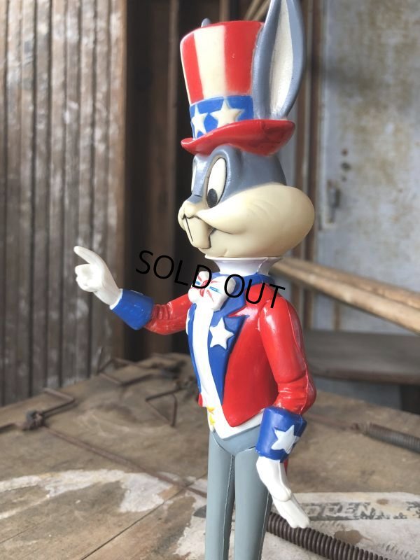 画像7: 70s Vintage WB Looney Tunes Patriotic Bugs Bunny Uncle Sam R.Dakin Figure (C361)