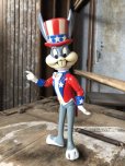 画像14: 70s Vintage WB Looney Tunes Patriotic Bugs Bunny Uncle Sam R.Dakin Figure (C361)