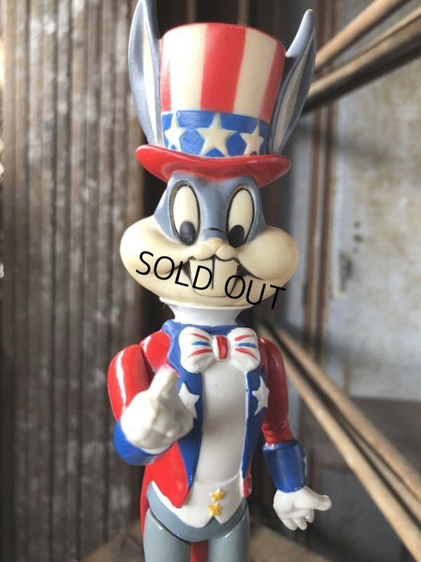 画像11: 70s Vintage WB Looney Tunes Patriotic Bugs Bunny Uncle Sam R.Dakin Figure (C361)