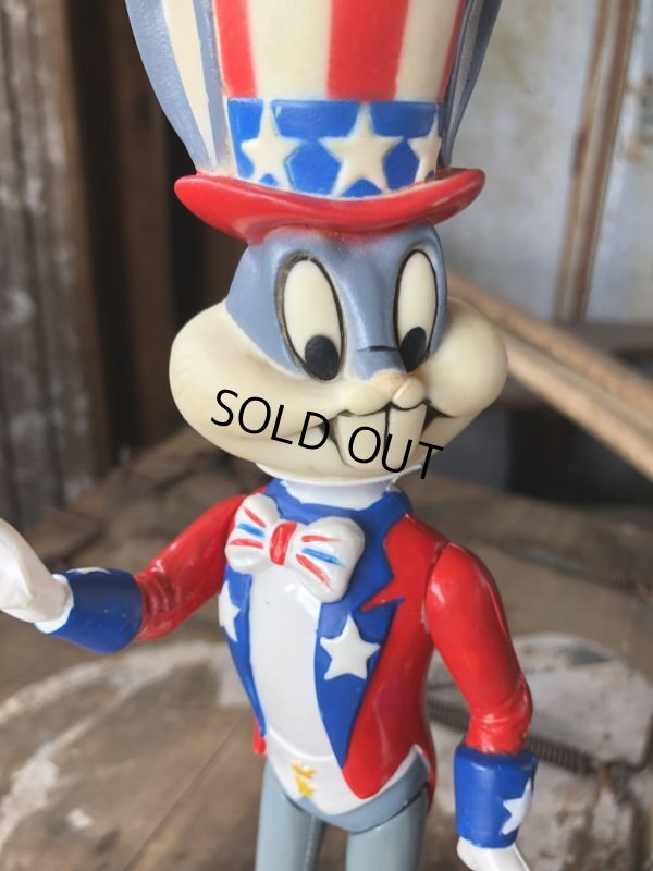 画像9: 70s Vintage WB Looney Tunes Patriotic Bugs Bunny Uncle Sam R.Dakin Figure (C361)