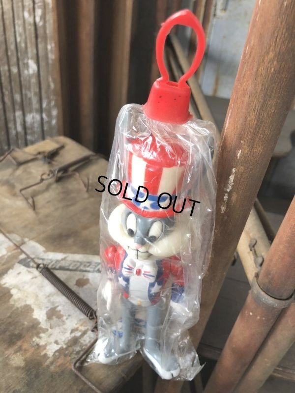 画像5: 70s Vintage WB Looney Tunes Patriotic Bugs Bunny Uncle Sam R.Dakin Figure MIP (C362)