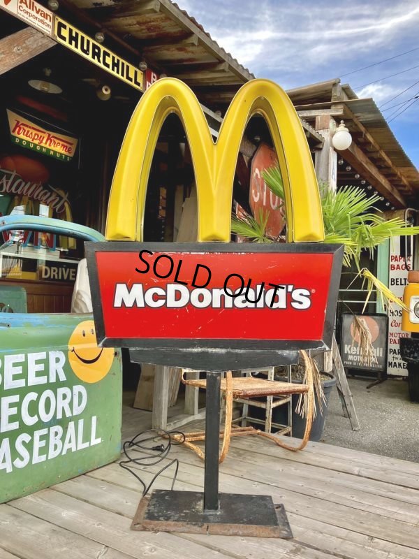 画像1: Vintage McDonalds Golden Arches Neon Light Sign (C363)