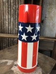 画像2: 70s Vintage Aladdin Stars 'N Stripes Thermos (C375) (2)