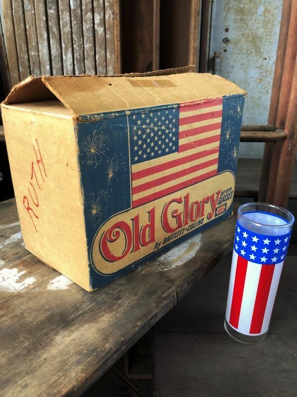 画像8: Vintage Old Glory Set of 8 Glasses (C373)