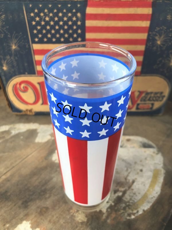 画像4: Vintage Old Glory Set of 8 Glasses (C373)