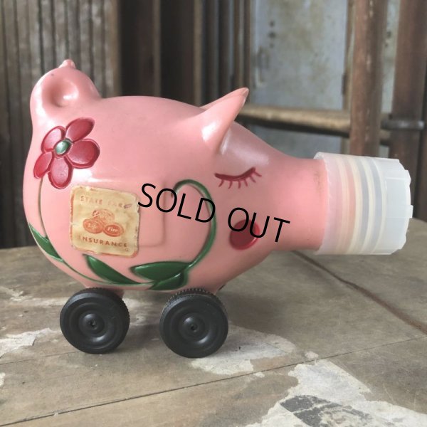 画像4: 70s Vintage State Farm Auto Insurance  Advertising Piggy Coin Bank (C384)