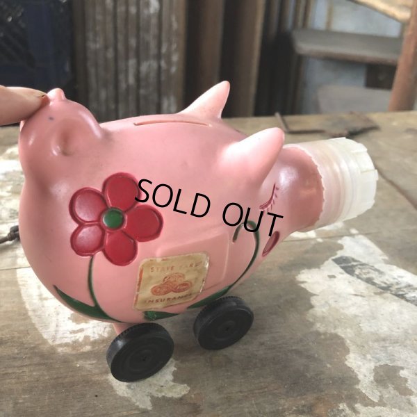 画像10: 70s Vintage State Farm Auto Insurance  Advertising Piggy Coin Bank (C384)