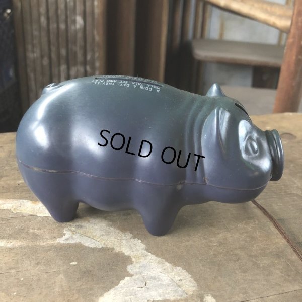 画像4: Vintage ELKS MAJOR PROJECT Advertising Piggy Coin Bank (C380)