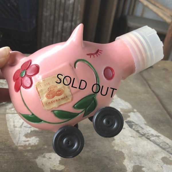 画像11: 70s Vintage State Farm Auto Insurance  Advertising Piggy Coin Bank (C384)