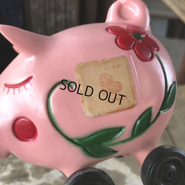 画像6: 70s Vintage State Farm Auto Insurance  Advertising Piggy Coin Bank (C384)