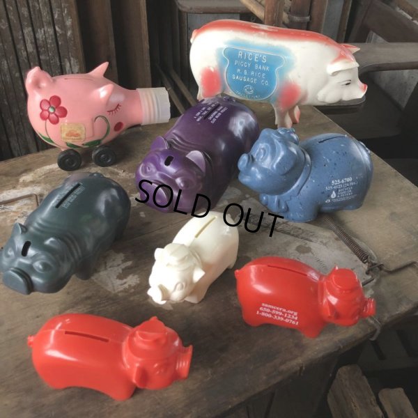 画像11: Vintage ELKS MAJOR PROJECT Advertising Piggy Coin Bank (C380)