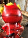 画像7: 70s Vintage Red Devil Cat Message Doll『I'm A Horny Little Devil』(C384)