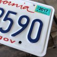 画像2: American License Number Plate / California 7FMB590 (B396) (2)