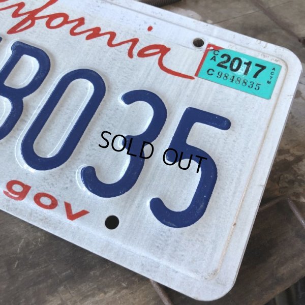 画像2: American License Number Plate / California 7MUB035 (B390)