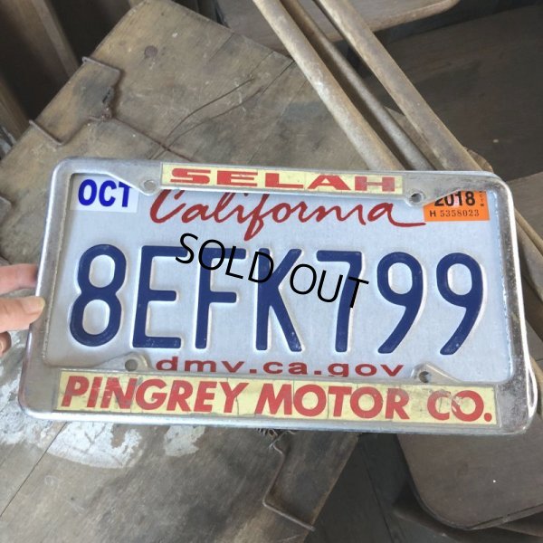 画像6: Vintage Automotive License Plate Frame / SELAH PINGREY MOTOR CO. (B402)