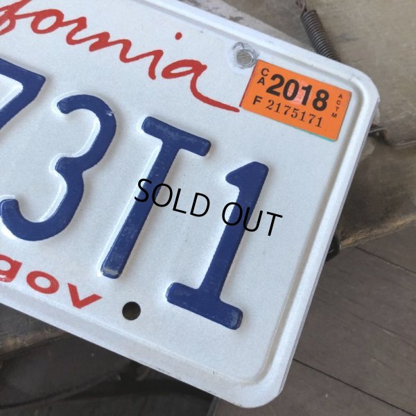 画像2: American License Number Plate / California 85073T1 (B389)