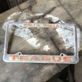 Vintage Automotive License Plate Frame / WALLA WALLA TEAGUE (B407)