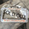 Vintage Automotive License Plate Frame / WALLA WALLA TEAGUE (B406)