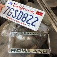 画像6: Vintage Automotive License Plate Frame / SEATTLE ROWLAND (B402) (6)