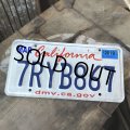 Vintage American License Number Plate / California 7RYB867 (B387)