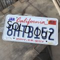Vintage American License Number Plate / California 8HTB152 (B385)