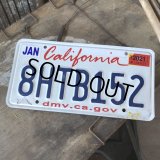 Vintage American License Number Plate / California 8HTB152 (B385)