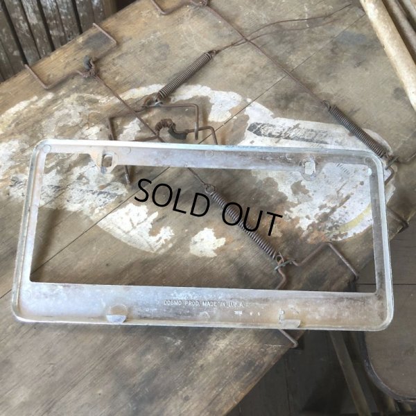 画像4: Vintage Automotive License Plate Frame / SEATTLE ROWLAND (B402)