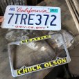 画像5: Vintage Automotive License Plate Frame / SEATTLE CHUCK OLSON (B405) (5)
