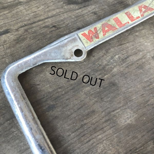 画像3: Vintage Automotive License Plate Frame / WALLA WALLA TEAGUE (B406)