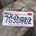 American License Number Plate / California 7GSD822 (B399)