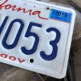 画像2: Vintage American License Number Plate / California 7THN053 (B386) (2)