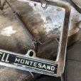 画像2: Vintage Automotive License Plate Frame / BRUMFIELD-TWIDWELL MONTESAND (B409) (2)