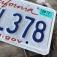画像2: American License Number Plate / California 7RJL378 (B392) (2)