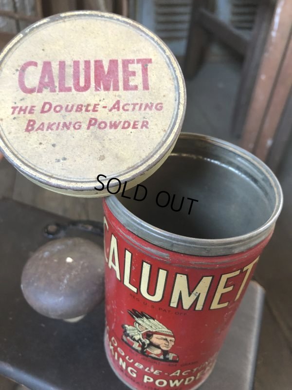 画像5: Vintage Calumet Baking Powder Tin Can 1 Pound (B415)