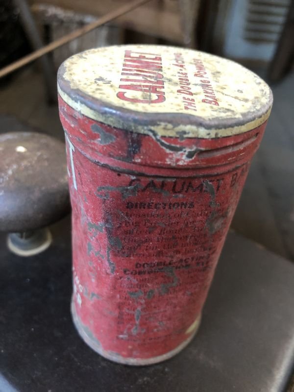 画像2: Vintage Calumet Baking Powder Tin Can 6oz (B414)