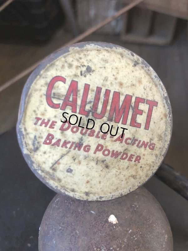 画像5: Vintage Calumet Baking Powder Tin Can 6oz (B414)