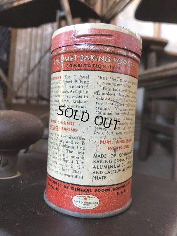 画像3: Vintage Calumet Baking Powder Tin Can 6oz (B413)