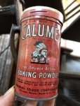 画像8: Vintage Calumet Baking Powder Tin Can 6oz (B413) (8)